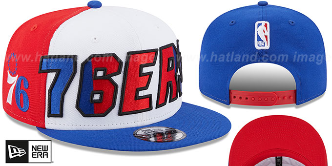 Philadelphia 76ers COLOR BLOCK BACK HALF SNAPBACK Hat