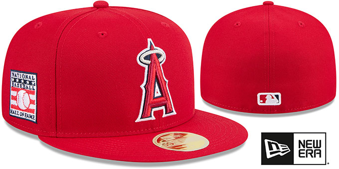 Los Angeles Anaheim Angels 2025 HALL OF FAME GAME Fitted Hat