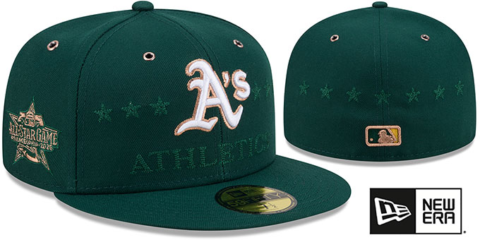 Oakland Athletics 2026 MLB ALL-STAR GAME Green Fitted Hat