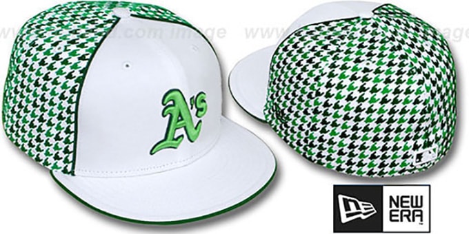 green a's hat