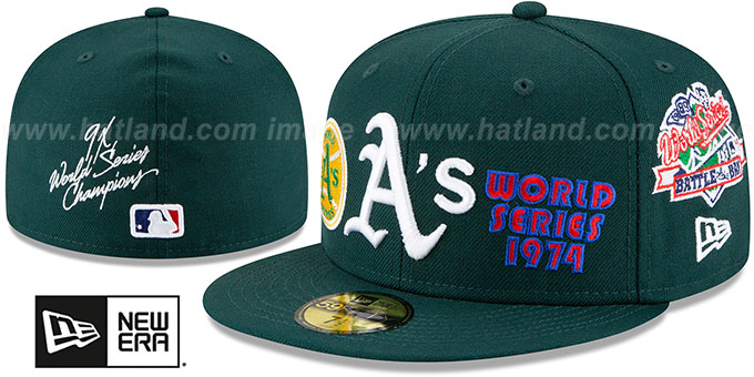 oakland athletics world series hat