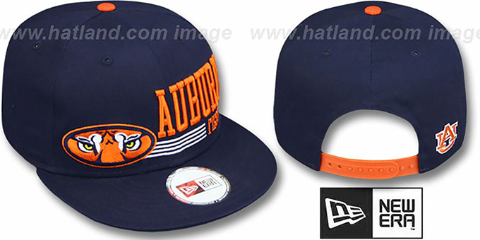 Auburn RETRO-SNAPBACK Navy Hat by New Era