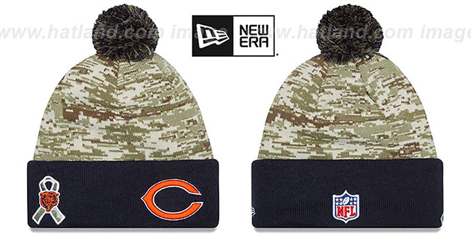 bears salute to service beanie