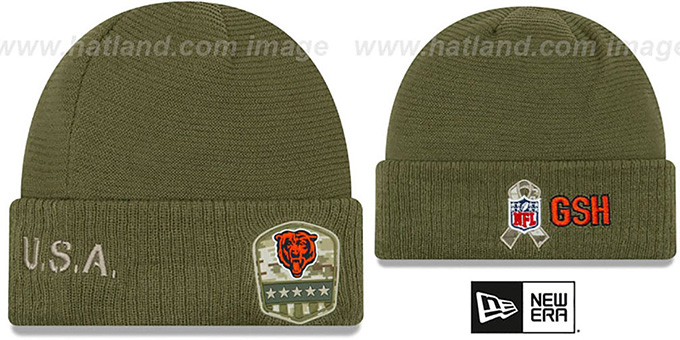 bears salute to service beanie