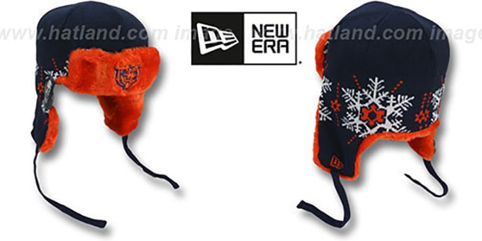 chicago bears trapper hat