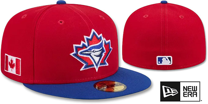 Jay park new breed RED EDTION 3点セット Toronto Blue Jays 2026 TURN-BACK-THE-CLOCK Red-Royal Fitted Hat