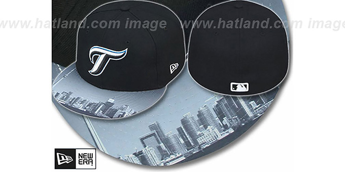 Toronto Blue Jays Alt City Scape Viza Black Fitted Hat