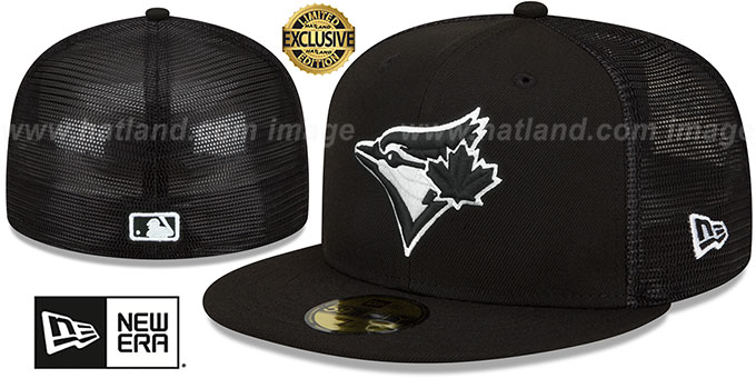 【NEW ERA】BLUEJAYS BATTING PRACTICE Toronto Blue Jays BATTING PRACTICE TRUCKER Black-White