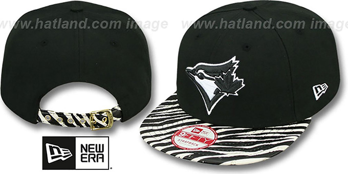 Toronto Blue Jays OSTRICH-ZEBRA STRAPBACK Hat by New Era