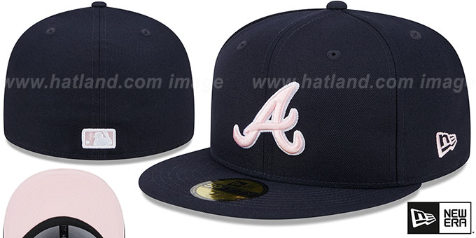 Atlanta Braves 2024 MOTHERS DAY Fitted Hat by New Era