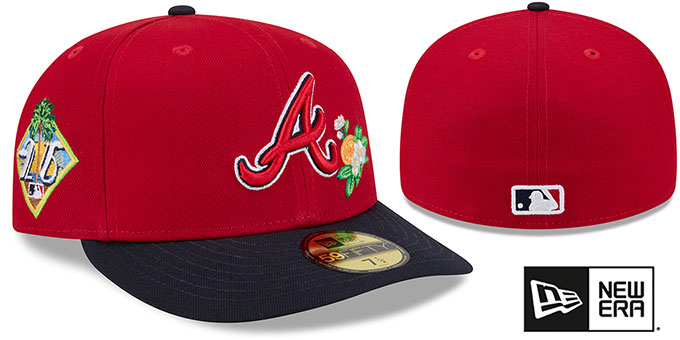 Atlanta Braves 2026 PRECURVED SPRING TRAINING Fitted Hat