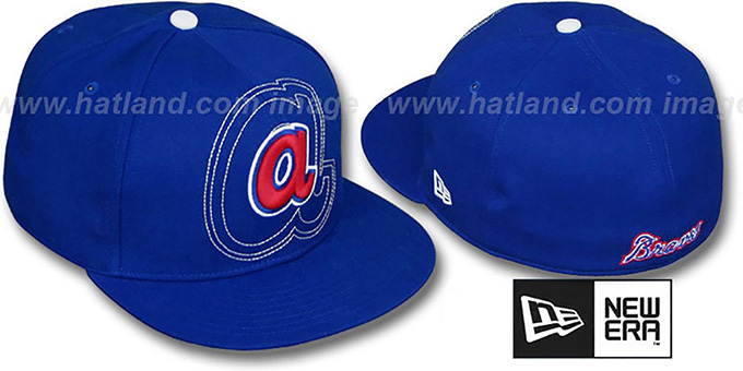 royal blue braves hat