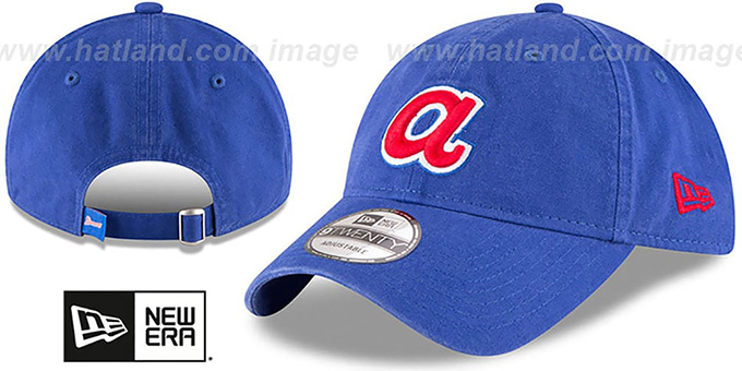 royal blue braves hat