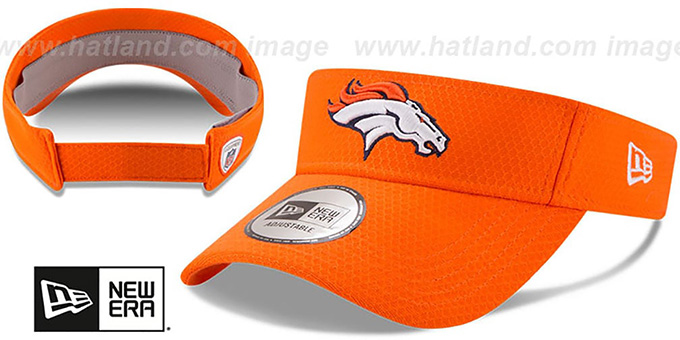 Denver Broncos 2017 NFL TRAINING VISOR Orange by New Era display picture 3