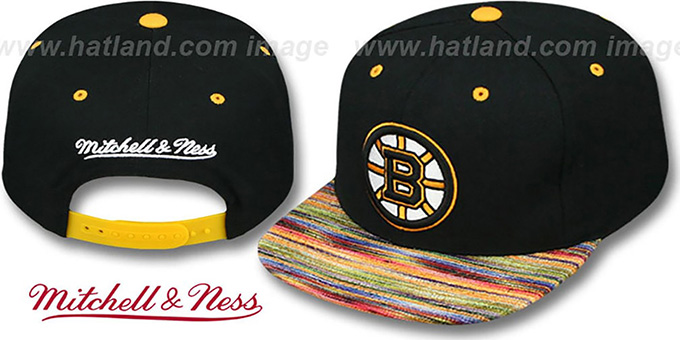 mitchell and ness bruins hat