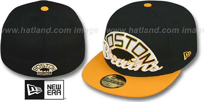 bruins fitted hat