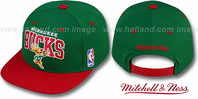 milwaukee bucks mitchell and ness snapback