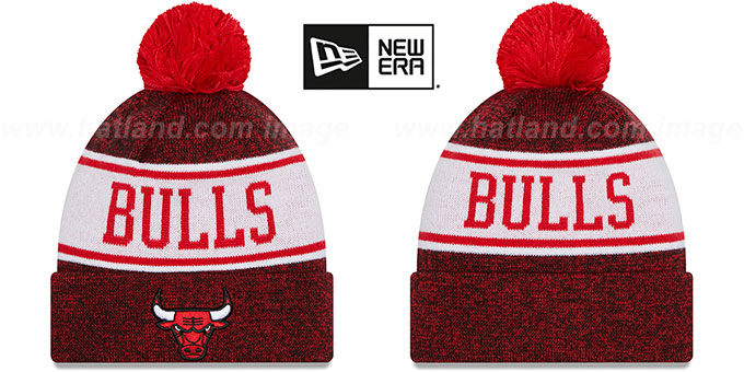 Chicago Bulls BANNER Knit Beanie Hat by New Era