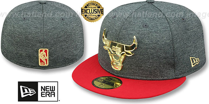 gold bulls hat