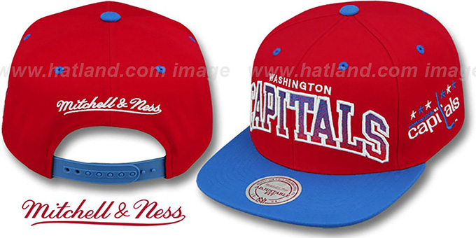 Capitals GRADIANT-ARCH SNAPBACK Red-Royal Hat