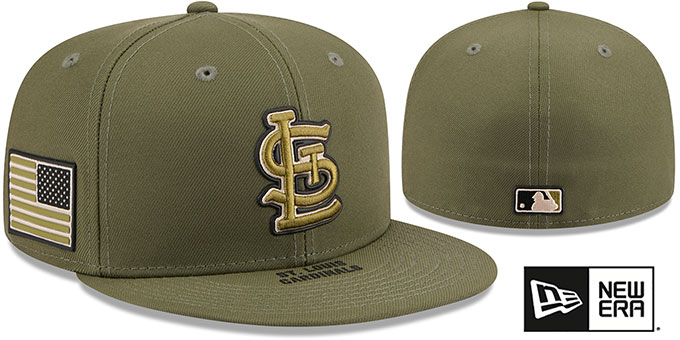 St Louis Cardinals 2026 ARMED FORCES STARS N STRIPES Hat