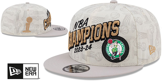 Celtics ジャケットとNBAキャップセット Boston Celtics New Era 2024 NBA Champions Locker Room Snapback Hat