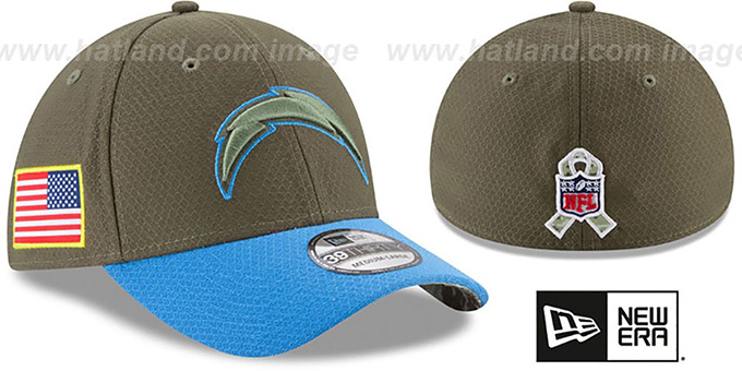 chargers salute to service beanie