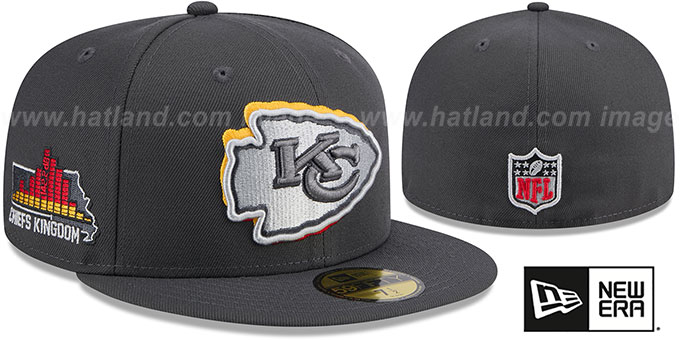 服/ファッション New Era  59fifty  NFL Chiefs 2024Draft Kansas City Chiefs 2024 ONSTAGE NFL DRAFT Grey Fitted Hat