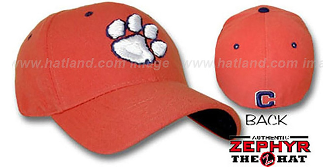 clemson fitted hat