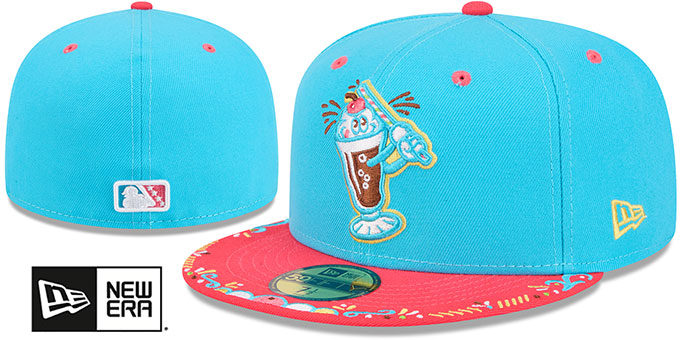 帽子 tm Frozen Pizzas '47 Brand Columbia Blue Rope Hitch Adjustable Hat
