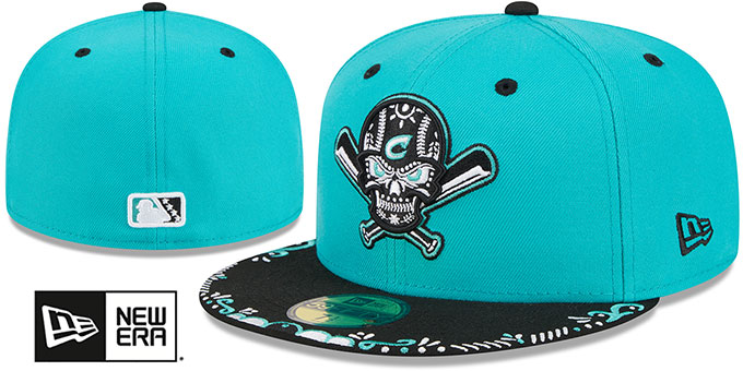 Columbus Clippers 2026 COPA DE LA DIVERSION Teal-Black Fitted Hat