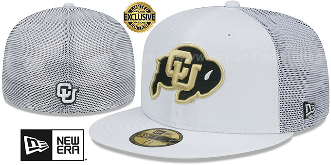 Colorado TEAM-BASIC TRUCKER White Fitted Hat by New Era - Main Image