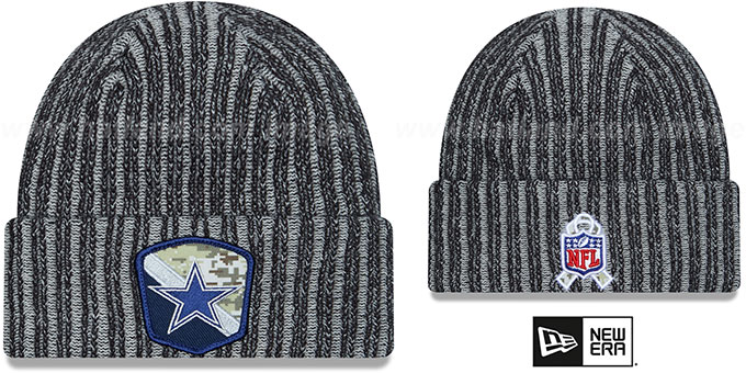 Dallas cowboys salute clearance to service knit hat