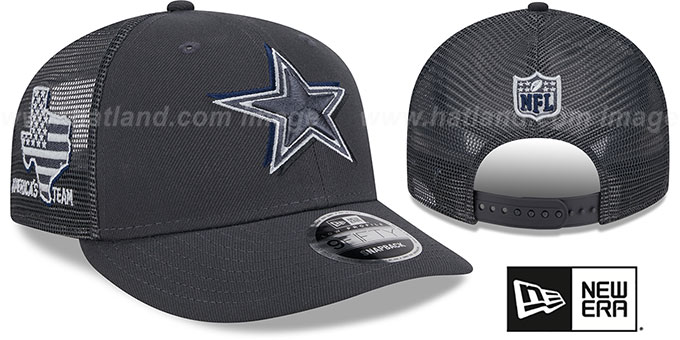 Dallas Cowboys 2024 NFL DRAFT LP TRUCKER SNAPBACK Grey Hat
