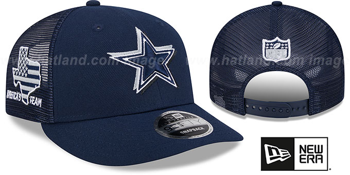 Dallas Cowboys 2024 NFL DRAFT LP TRUCKER SNAPBACK Navy Hat