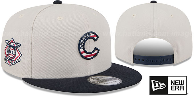 Chicago Cubs 2024 JULY 4TH STARS N STRIPES SNAPBACK Hat