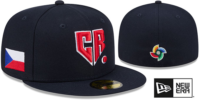 WBC2026 チェコ代表キャップ ニューエラ 59FIFTY Newera Czech Republic 2026 WBC GAME Navy Hat by New Era