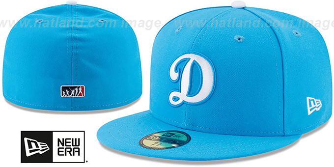 la baseball cap light blue