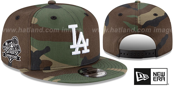 Los Angeles Dodgers 2024 WORLD SERIES CHAMPIONS SNAPBACK Army Cam