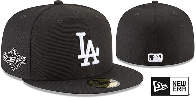 Los Angeles Dodgers 2025 WORLD SERIES Black-White Fitted Hat