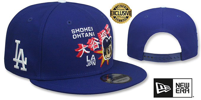 Los Angeles Dodgers OHTANI ANIME SNAPBACK Royal Hat