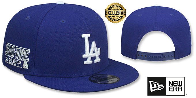 Los Angeles Dodgers OHTANI SHO-TIME SNAPBACK Royal Hat