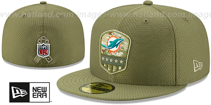 miami dolphins salute to service hat