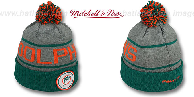 miami dolphins knit hat