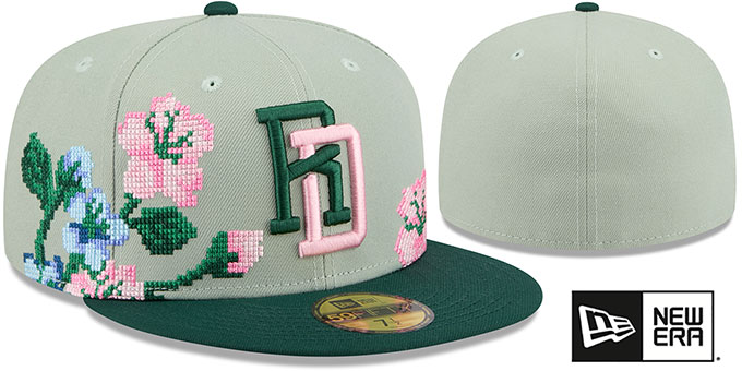 Dominican Republic WBC COUNTRY CONNECT Green-Green Fitted Hat