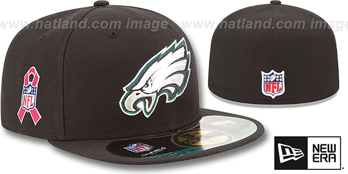 new era nfl black and team color 59fifty fitted cap