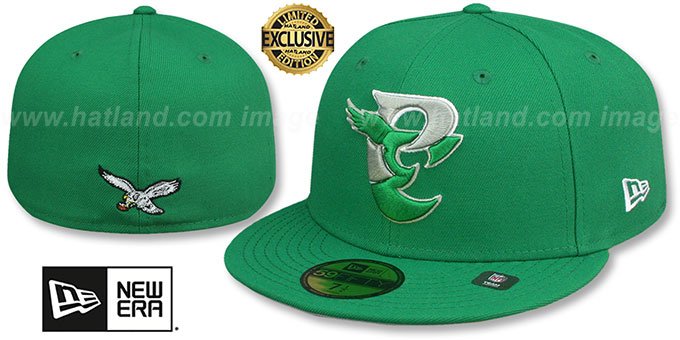 New Era Philadelphia Eagles Corduroy Green Classic Edition 59Fifty A Frame Fitted Hat | 7 | UX002501-7