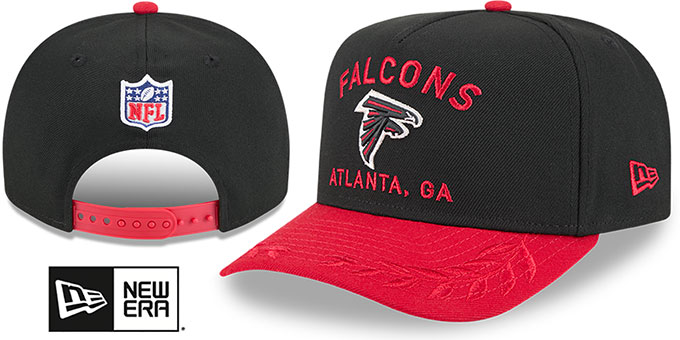 Atlanta Falcons 2025 NFL DRAFT ONSTAGE A-FRAME SNAPBACK Black-Re