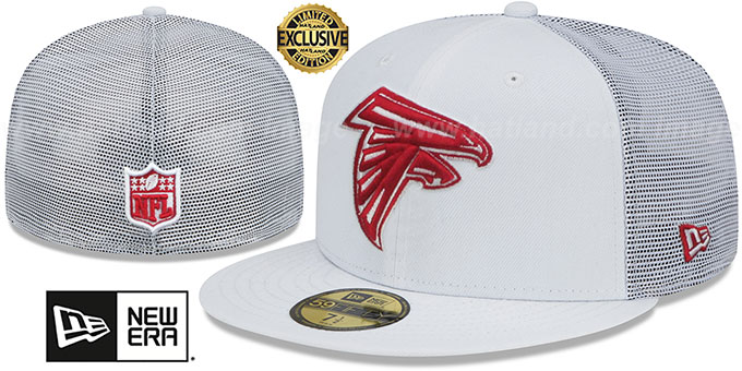 Atlanta Falcons TEAM-BASIC TRUCKER White Fitted Hat