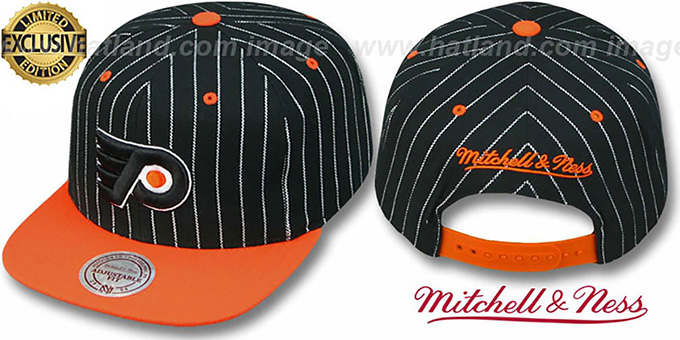 Philadelphia Flyers PINSTRIPE 2T TEAM-BASIC SNAPBACK Black-Orange